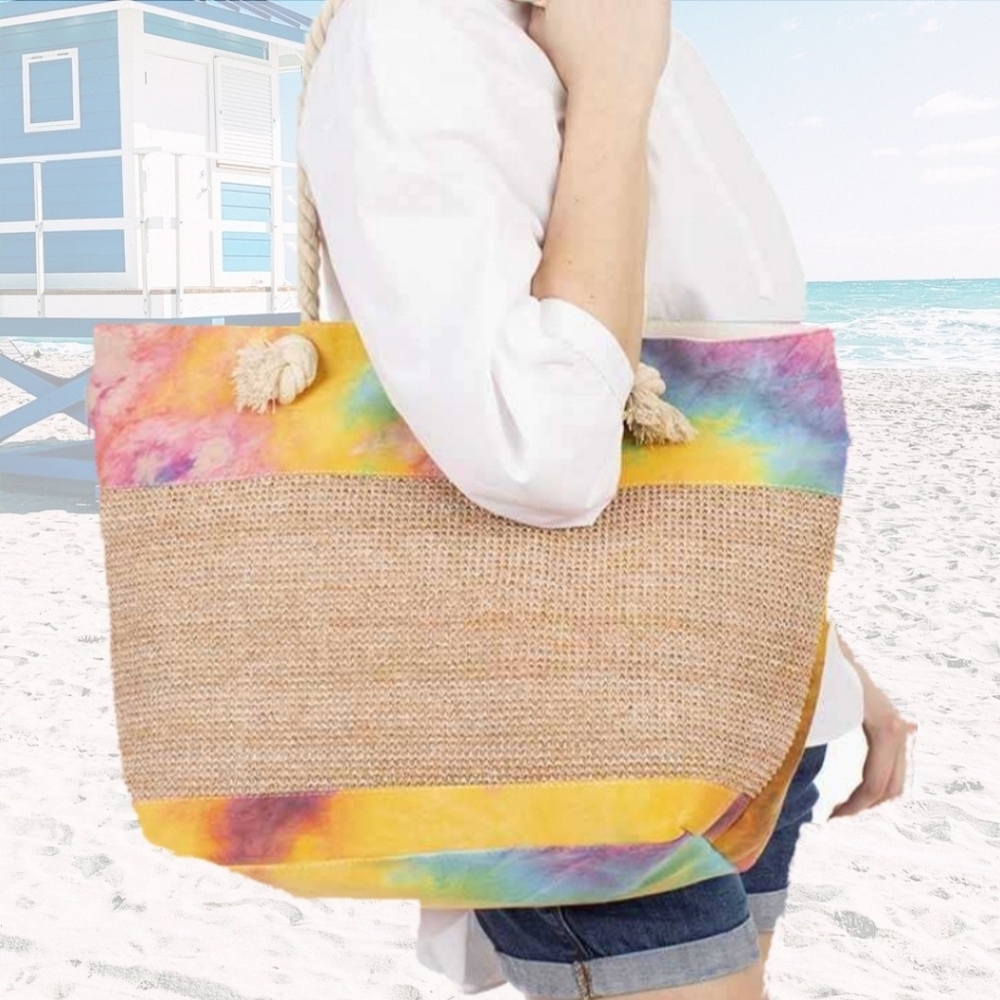 Tie Dye Beach Tote Bag 2